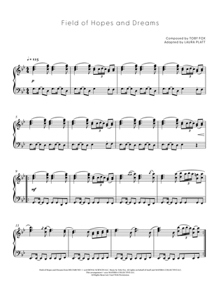 Field of Hopes and Dreams (DELTARUNE - Piano Sheet Music)