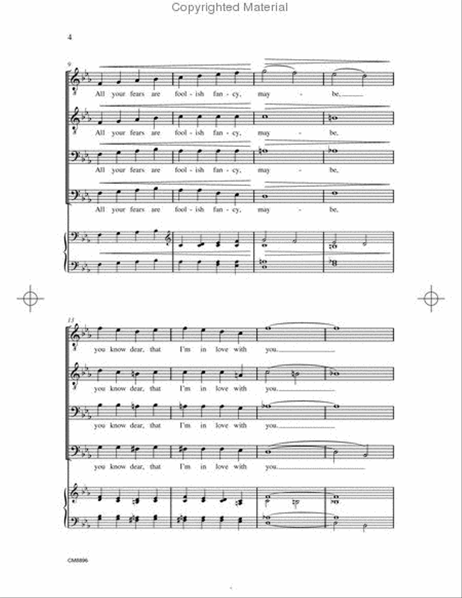 <br>Sheet music extract