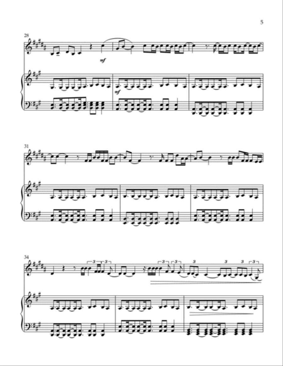 Tolerate It B-Flat Clarinet scores gallery preview page 5