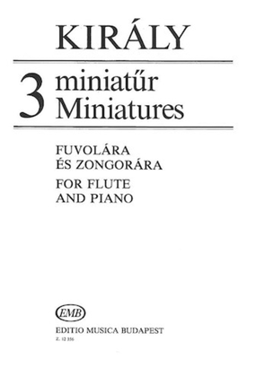 Book cover for 3 Miniatures