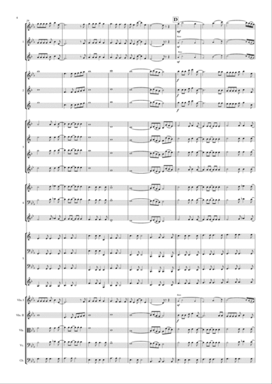 A Winter's Tale Concert Band scores gallery preview page 4