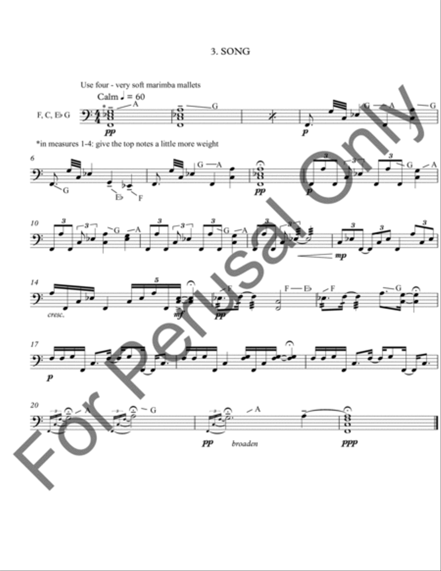 Four Verses For Timpani Four Verses For Timpani Percussion scores gallery preview page 4