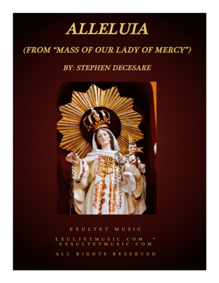 Book cover for Alleluia (from "Mass of Our Lady of Mercy")