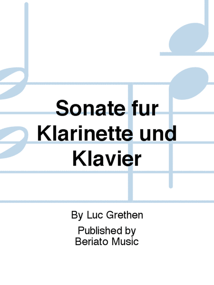 Sonate für Klarinette und Klavier