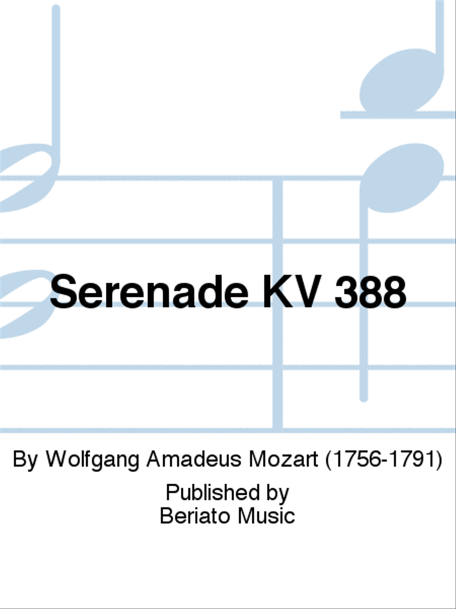 Serenade KV 388 Flute scores gallery preview page 1