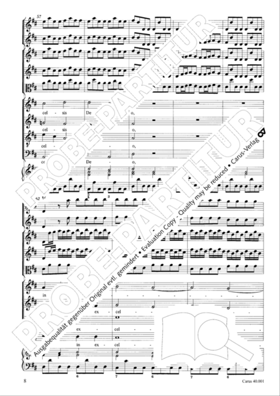 Gloria in D SSA scores gallery preview page 15