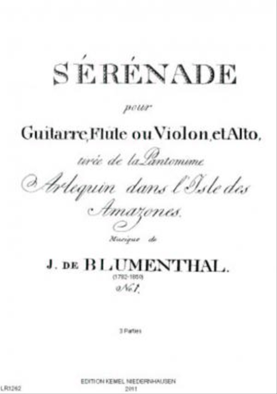 Serenade no. 1 [re majeur]