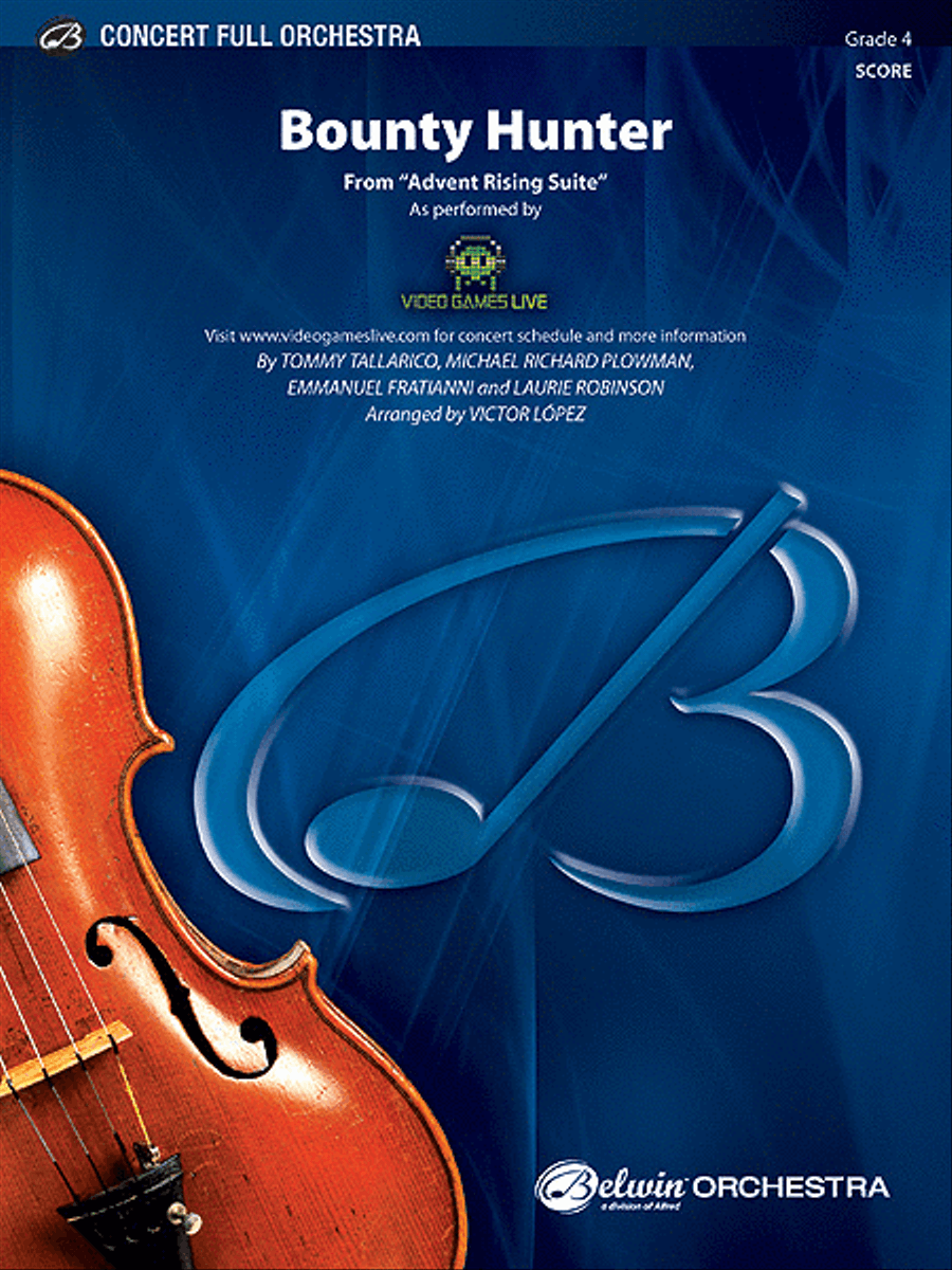 Bounty Hunter Theme (from Advent Rising Suite) by Tommy Tallarico Full Orchestra - Sheet Music