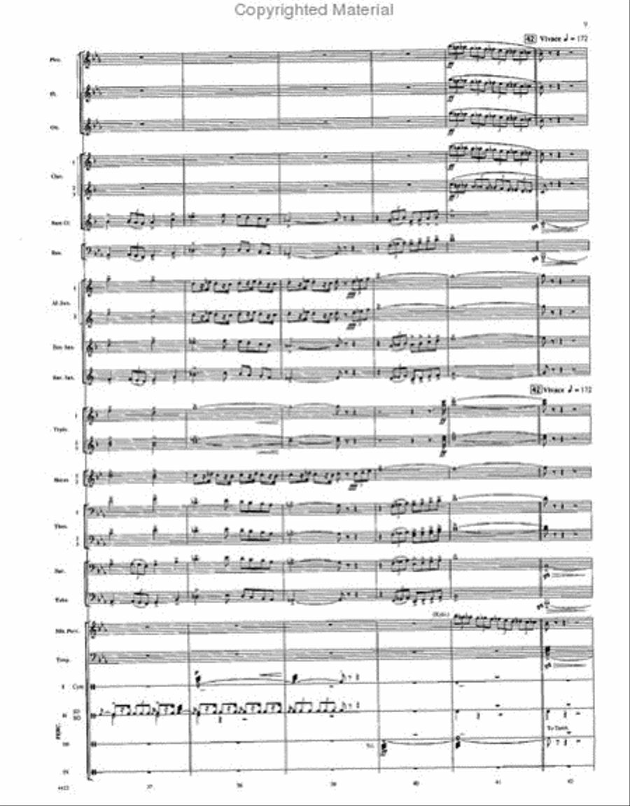 When Angels Weep Concert Band scores gallery preview page 8