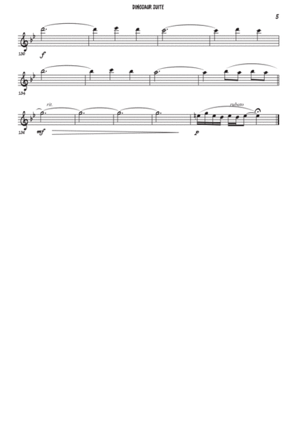 Dinosaur Suite for Solo Flute & Piano image number null