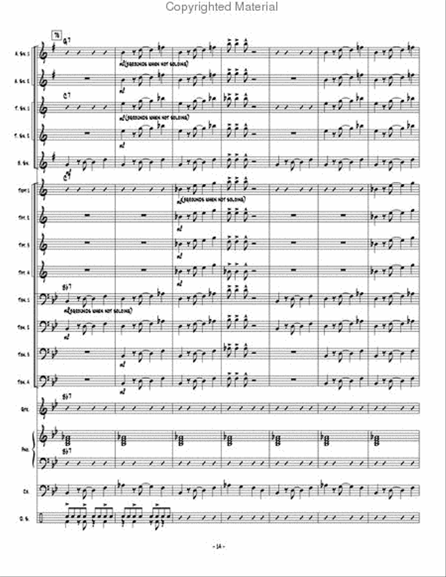 Eggs St. Jack Jazz Ensemble scores gallery preview page 15