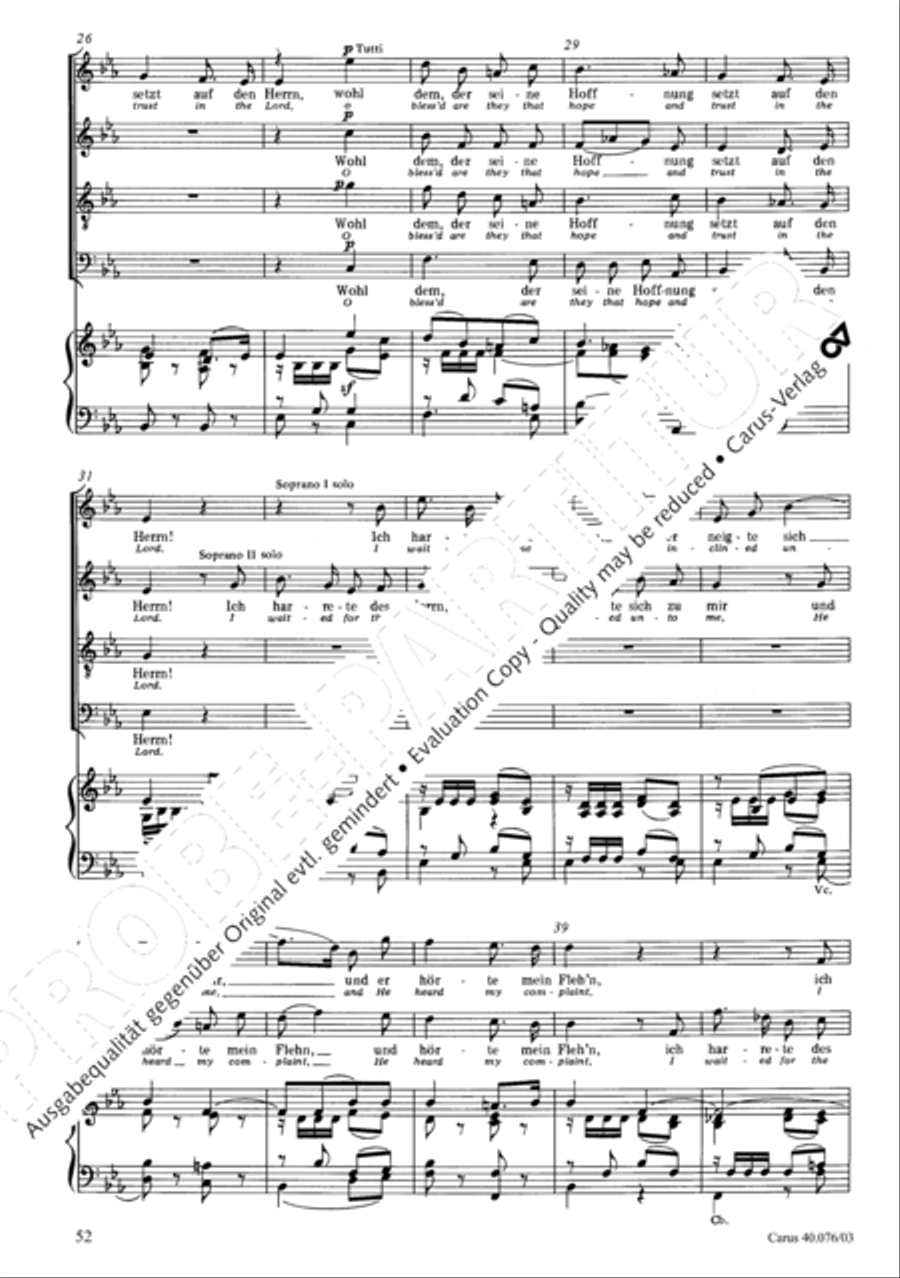 Hymn of Praise, MWV A 18 Hymn of Praise, MWV A 18 SSAATB scores gallery preview page 53