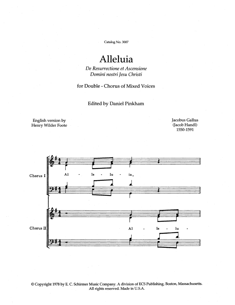 Alleluia! In resurrectione tua Christe (Alleluia! We Sing with Joy!) (Downloadable)