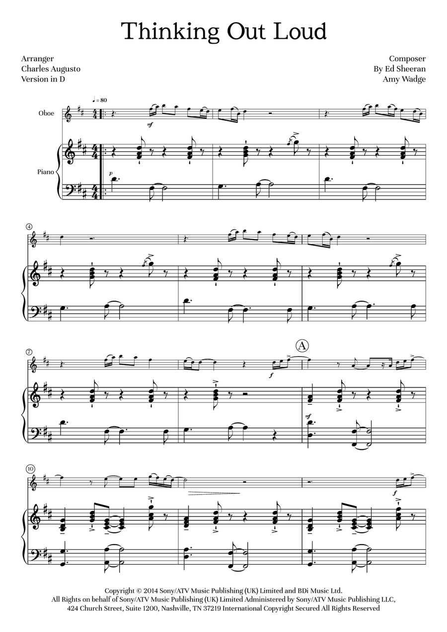 Thinking Out Loud Thinking Out Loud Chamber Music scores gallery preview page 2