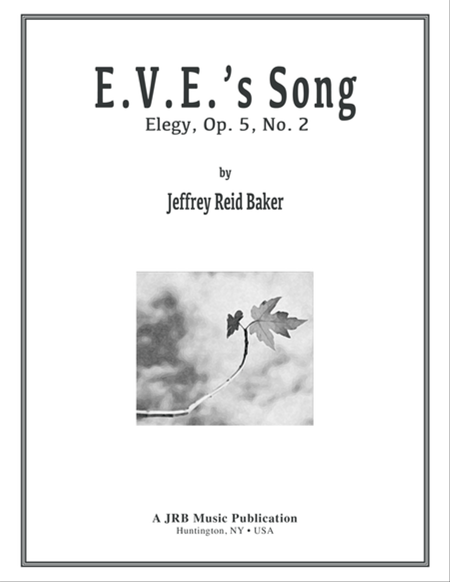 EVE SONG: Elegy Op. 5, No.2 Piano Solo scores gallery preview page 1