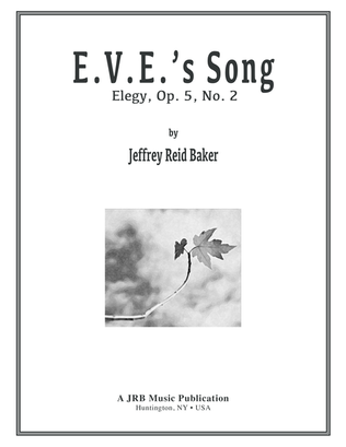 EVE SONG: Elegy Op. 5, No.2