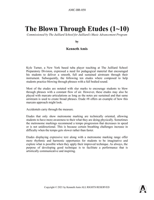 The Blown Through Etudes (1-10)