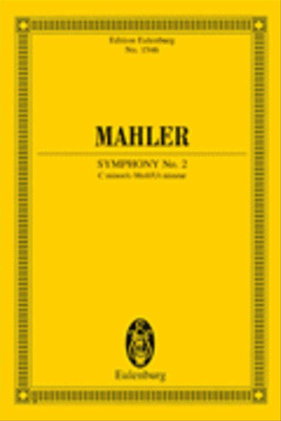 Book cover for Symphony No. 2 in C Minor