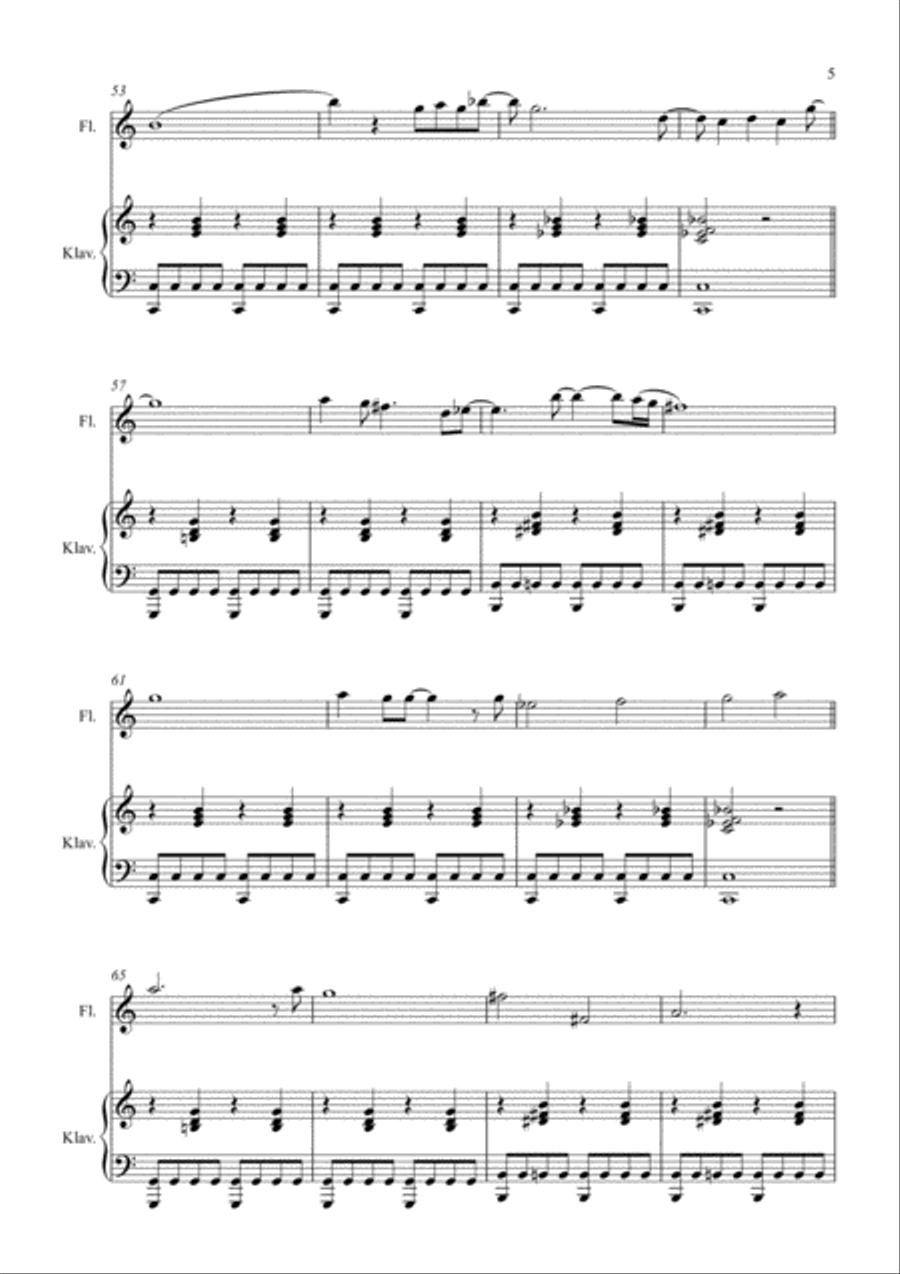 Creep Flute Solo scores gallery preview page 5