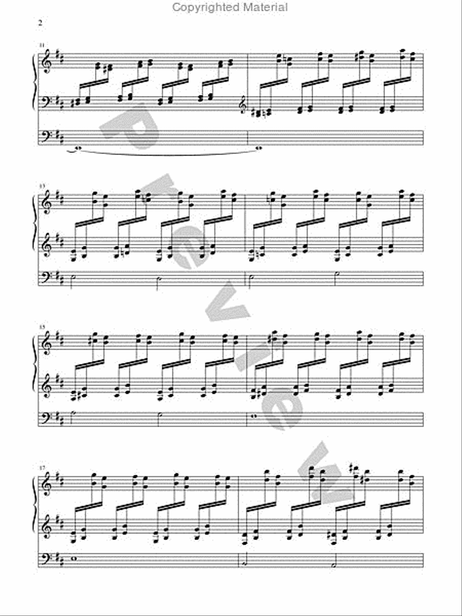 Toccata on VICTIMAE PASCHALI LAUDES Organ scores gallery preview page 3