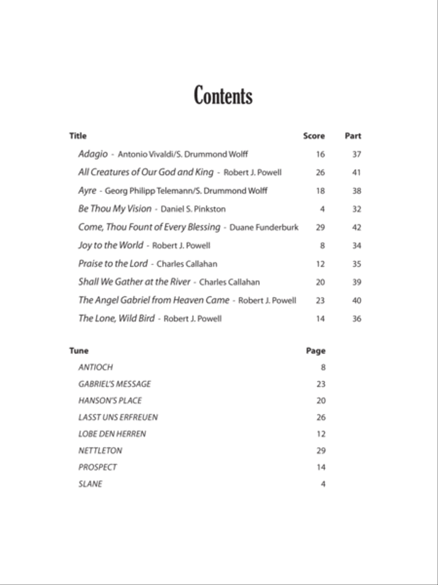 Ten Pieces for Clarinet and Keyboard Clarinet Solo scores gallery preview page 2