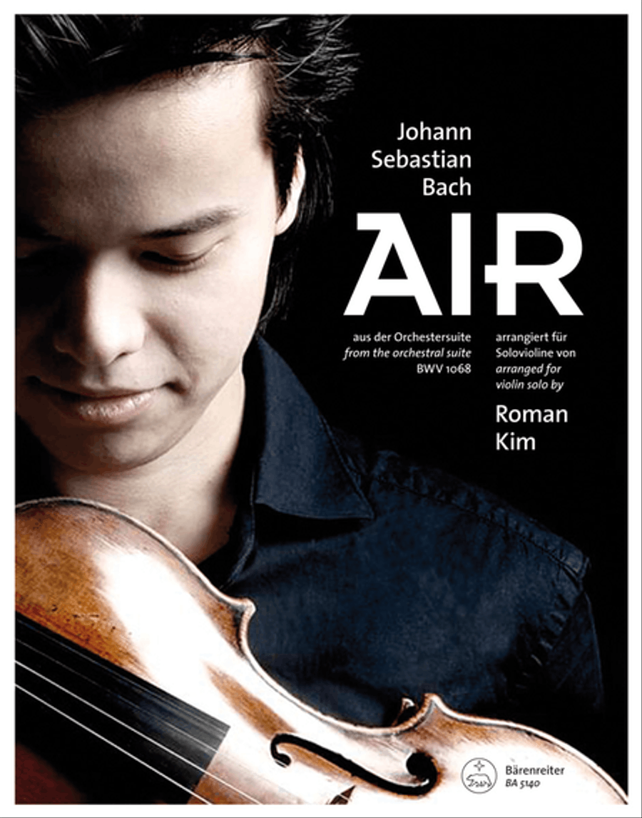 Air (Arranged for violin solo) (from the orchestral suite BWV 1068) Violin Solo scores gallery preview page 1