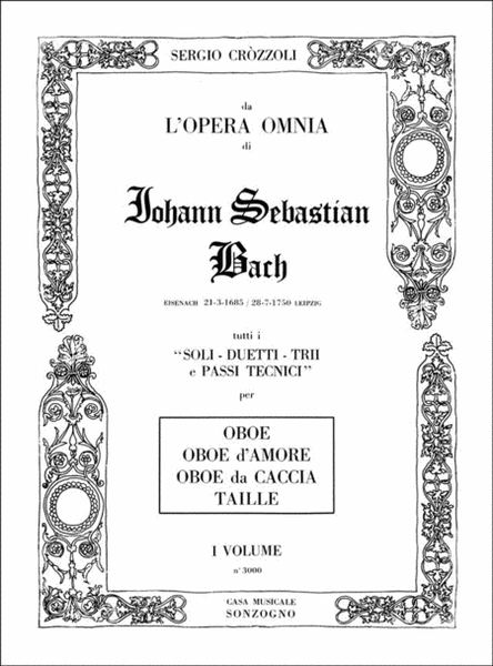 Dall'Opera Omnia Di Bach Vol. 1