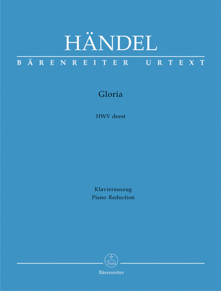 Book cover for Gloria HWV deest