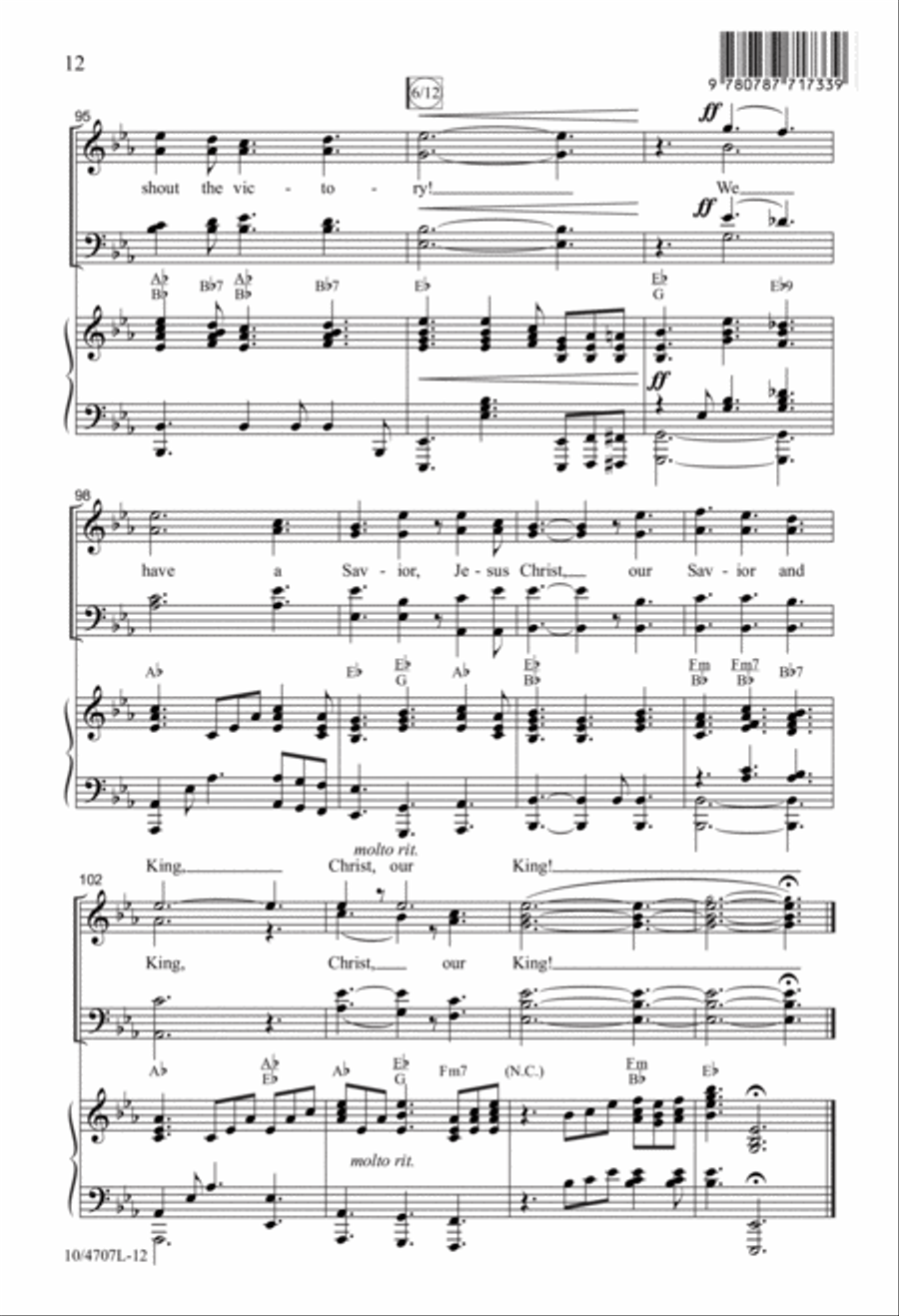 Let Not Your Heart Be Troubled 4-Part scores gallery preview page 12