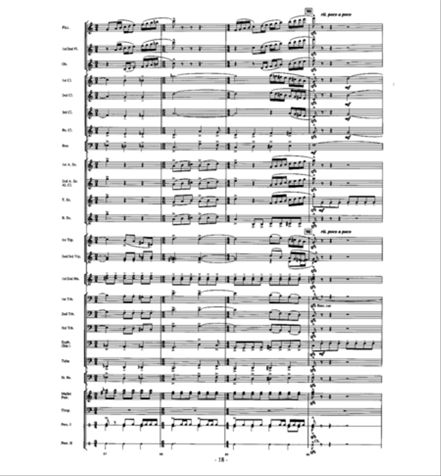 Agua's Whelm Agua's Whelm Concert Band scores gallery preview page 17