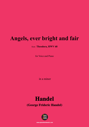 Book cover for Handel-Angels,ever bright and fair,from 'Theodora,HWV 68',in a minor