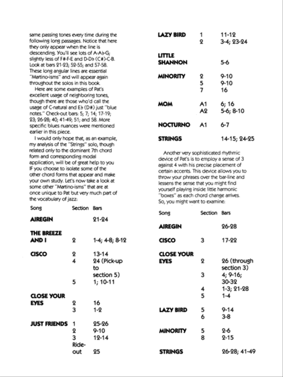 The Early Years - Jazz Guitar Solos Electric Guitar scores gallery preview page 6