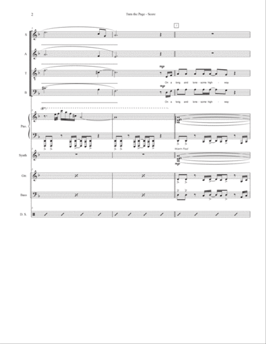 Turn The Page Tenor Saxophone scores gallery preview page 2