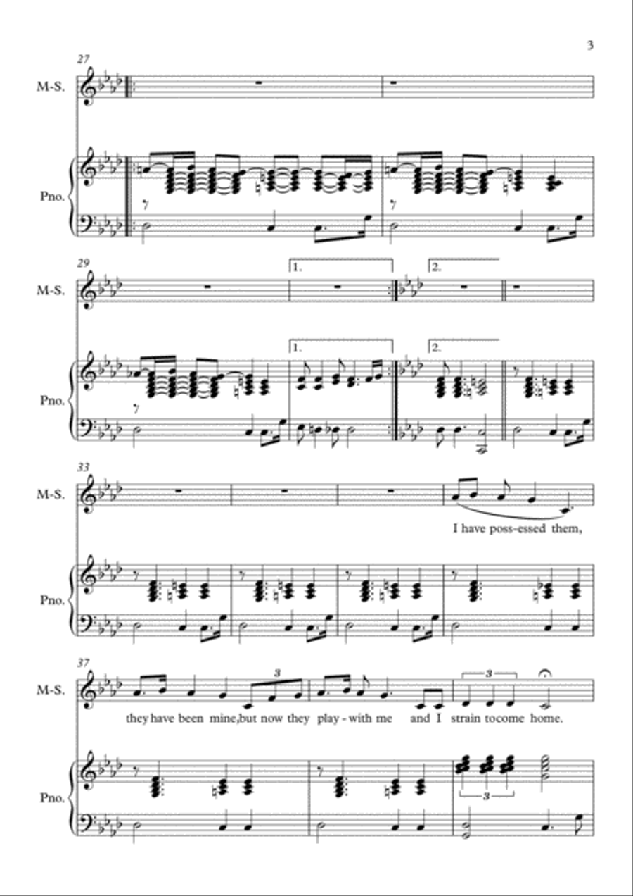 Pink Acetate Melodies Medium Voice scores gallery preview page 3