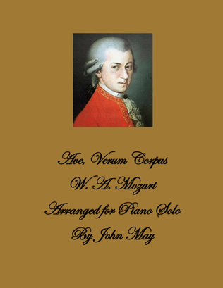 Book cover for Ave Verum Corpus-Piano Solo