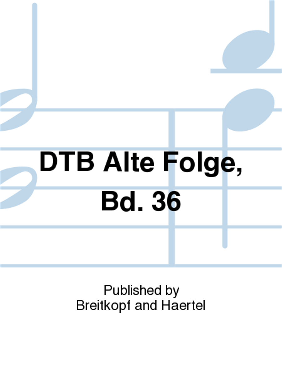 Denkmaeler der Tonkunst in Bayern (Alte Folge) School and Community scores gallery preview page 1