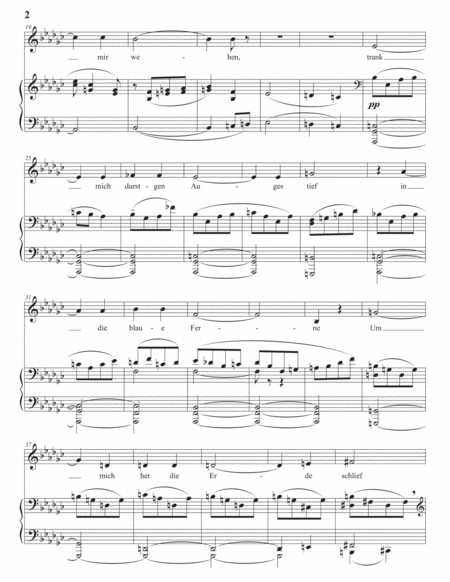 ERDMANN: Nachtwanderung, Op. 2 no. 3 (transposed to G-flat major)
