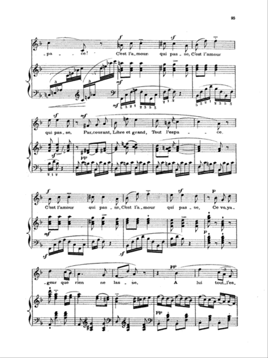 Chabrier: Recueil de Melodies Voice scores gallery preview page 4