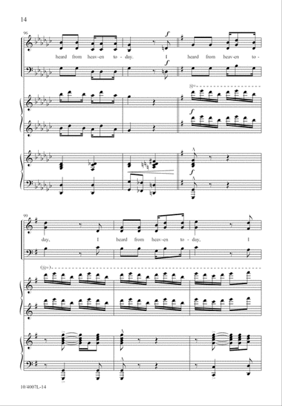 Peter, Go Ring Them Bells 3-Part scores gallery preview page 14