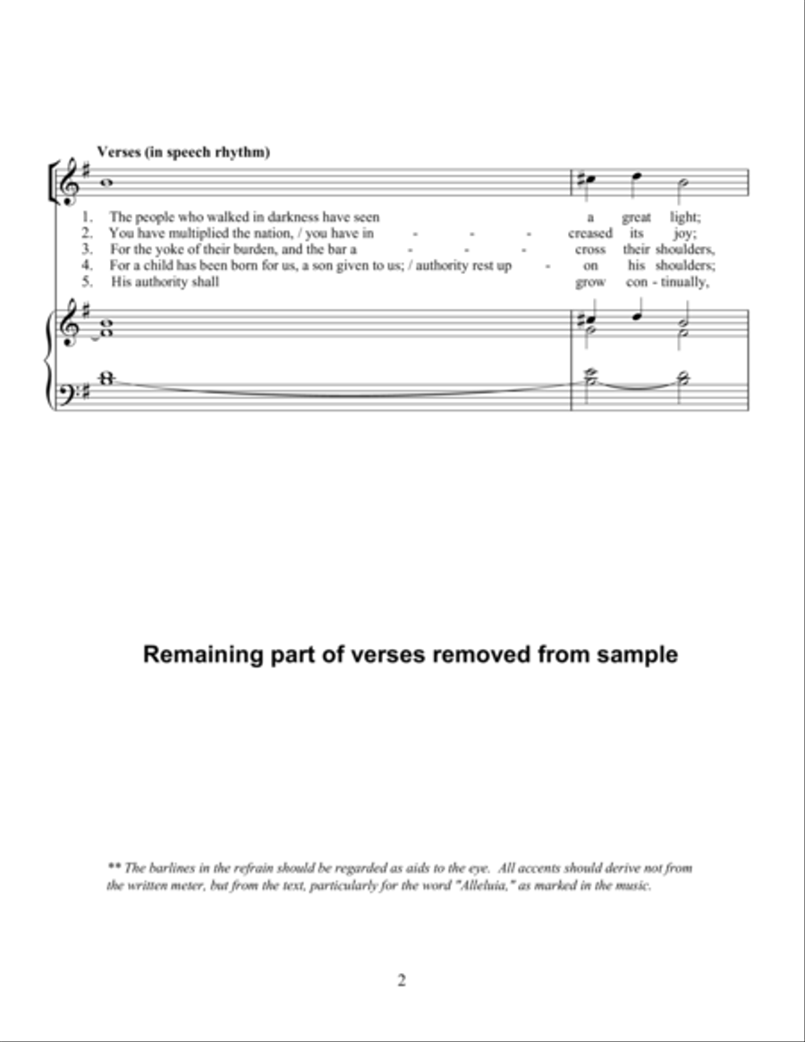 Christmas Litany Christmas Litany Unison Choir scores gallery preview page 3