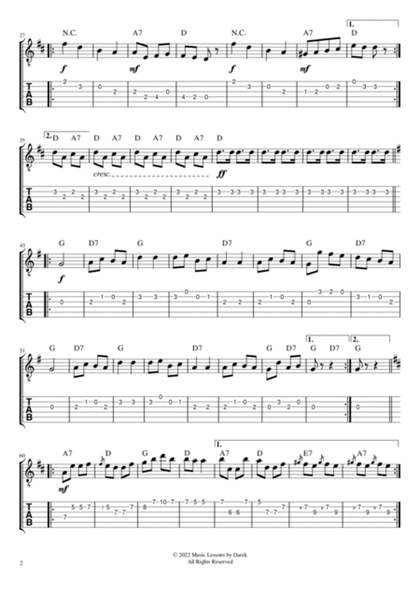 Galop Infernal (Can-can) (GUITAR TAB) Orpheus in the Underworld [Jacques Offenbach] FULL VERSION image number null