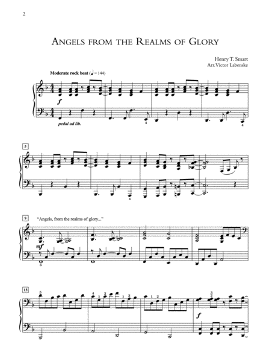 Now Proclaim Messiah's Birth Piano Solo scores gallery preview page 2
