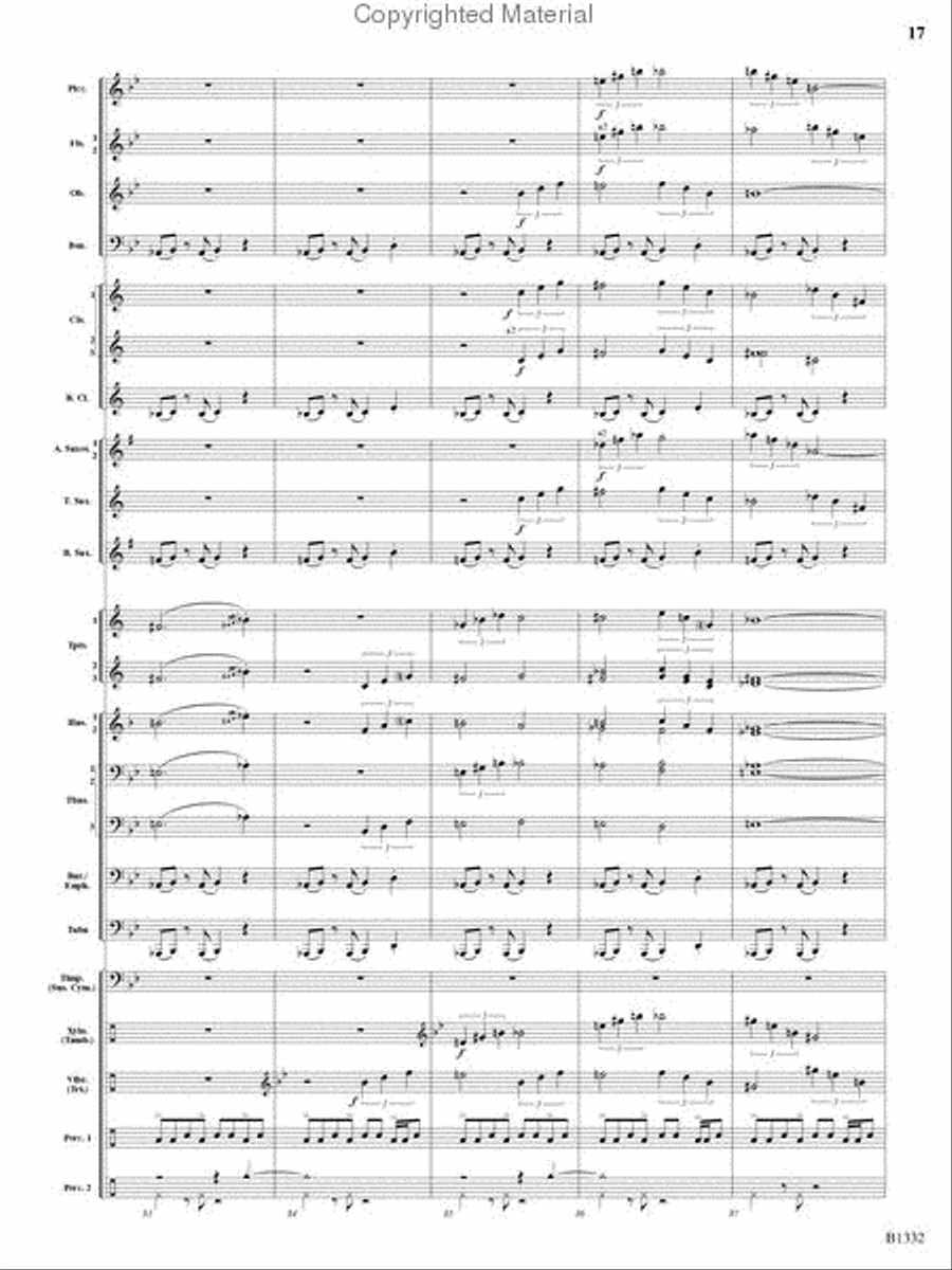 Thunderscape Concert Band scores gallery preview page 18