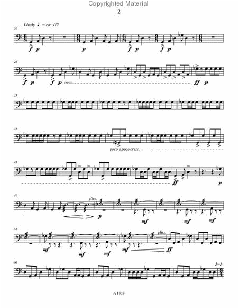 Airs for Solo Timpani Airs for Solo Timpani Percussion Ensemble scores gallery preview page 3