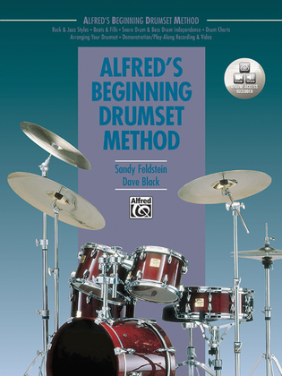 Book cover for Alfred's Beginning Drumset Method