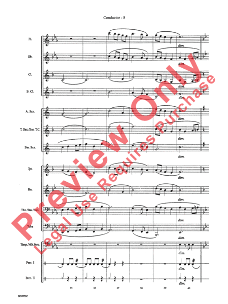 Dona Nobis Pacem Dona Nobis Pacem Concert Band scores gallery preview page 10