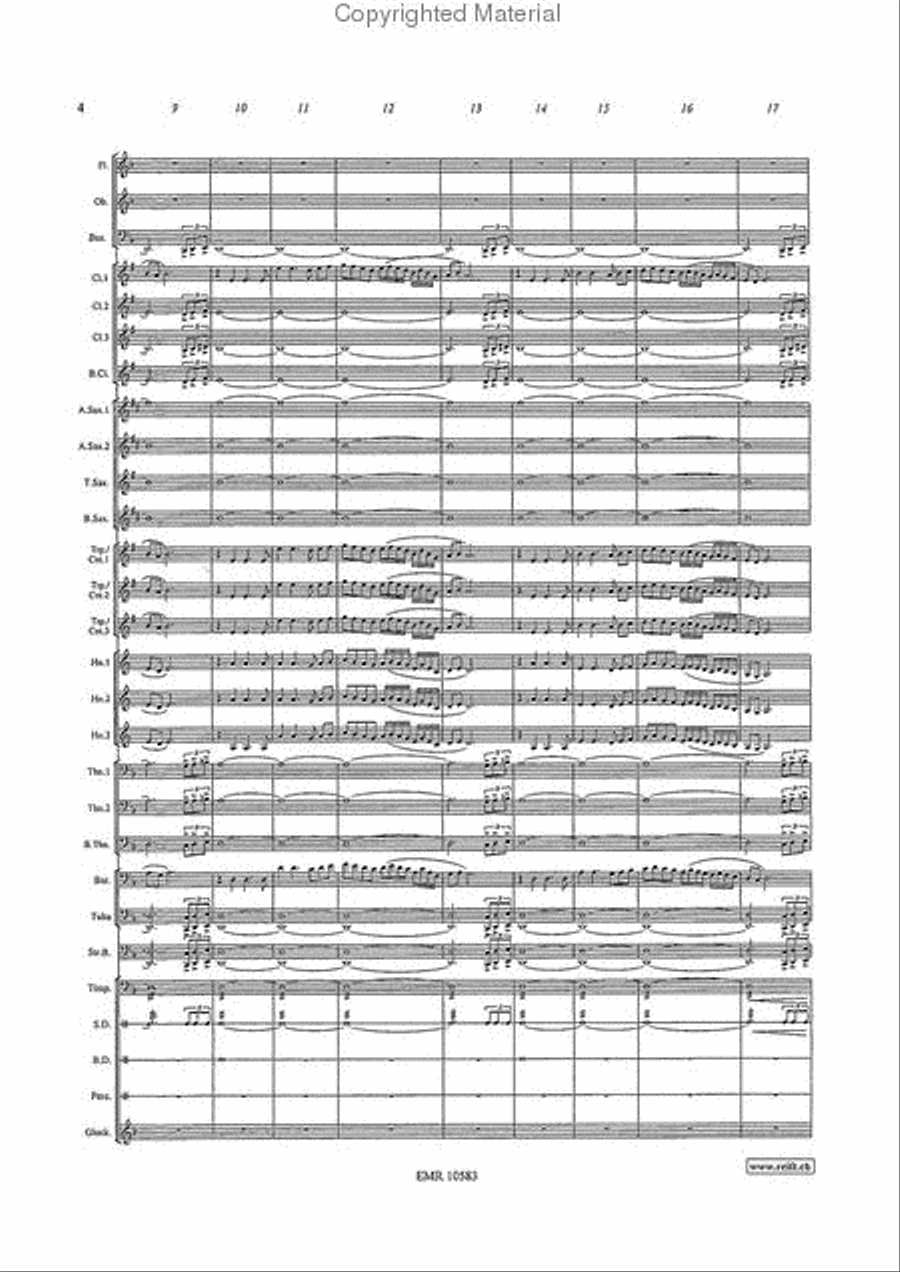 Sodom And Gomorrah Concert Band scores gallery preview page 4