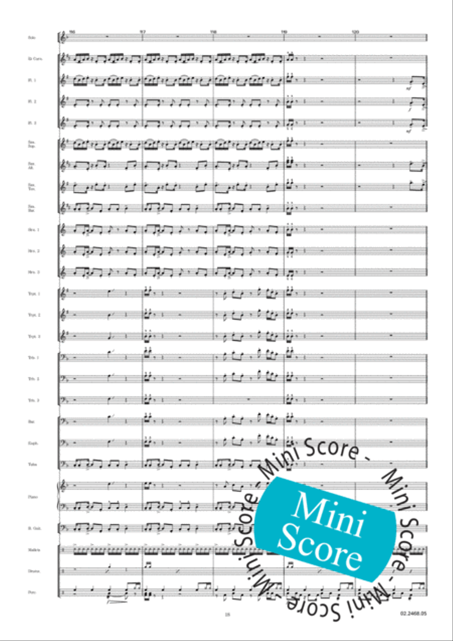 Gloria Estafette Gloria Estafette Big Band scores gallery preview page 22