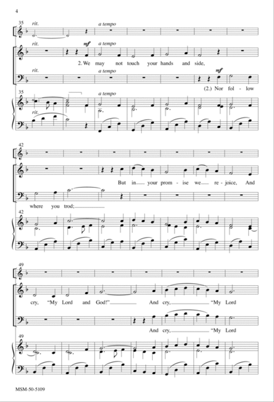 We Walk by Faith and Not by Sight 2-Part scores gallery preview page 3