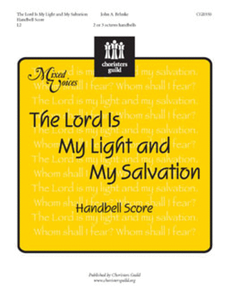 Lord Is My Light and My Salvation - Handbell Score